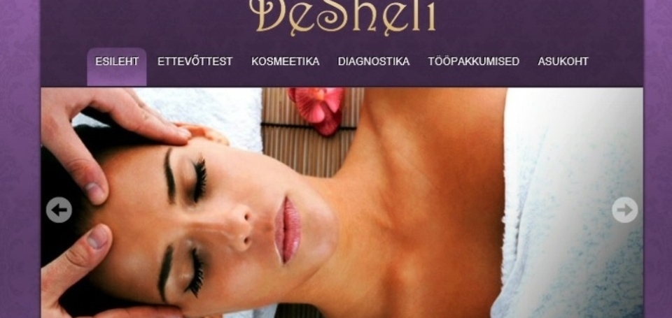 Desheli Estonia company website